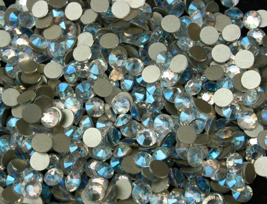 Ice Blue színű ragasztható kristálykő - Kristály Kuckó Ice Blue színű ragasztható kristálykő