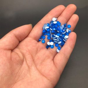 Neon Blue színű ragasztható kristálykő