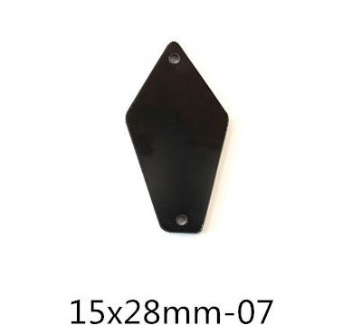 Tükörlap Black színben - vegyes formában