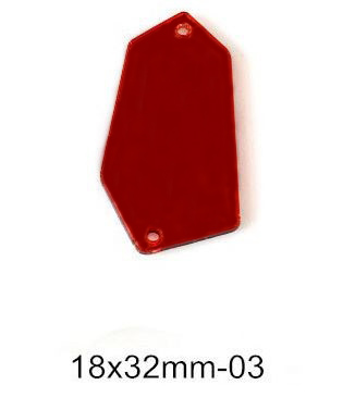 tükör dark red P03