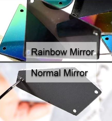 Tükörlap Rainbow színben - vegyes formában - Kristály Kuckó Tükörlap Rainbow színben - vegyes formában