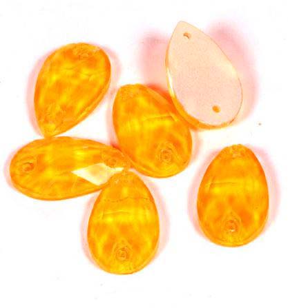 Neon Light Orange színű csepp alakú kristály - Kristály Kuckó Neon Light Orange színű csepp alakú kristály