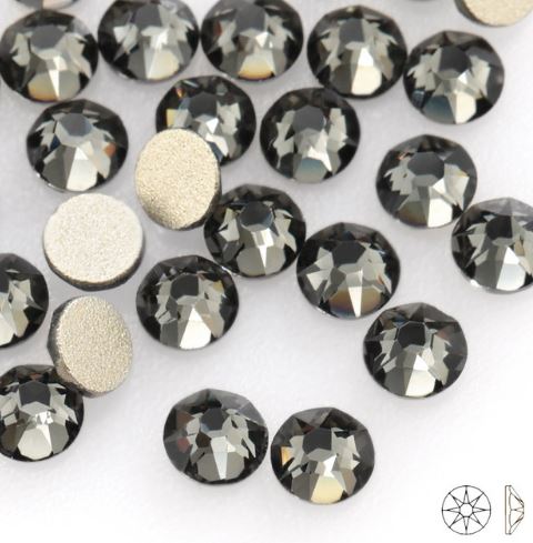 Xirius Black Diamond ragasztható kristálykő