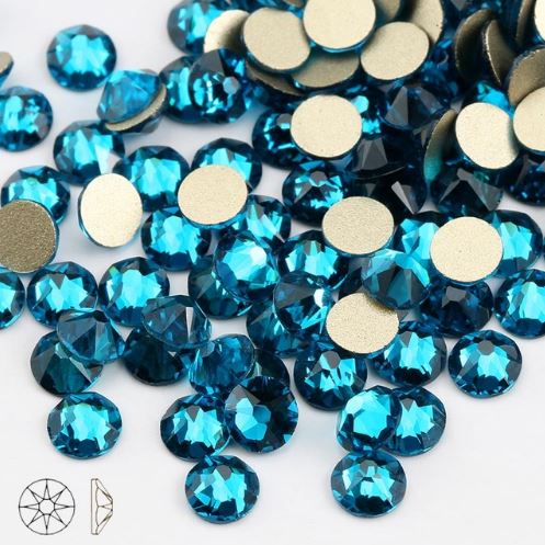 Xirius Blue Zircon ragasztható kristálykő