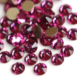 Xirius Fuchsia ragasztható kristálykő