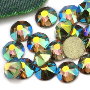 Xirius Golden Green AB ragasztható kristálykő