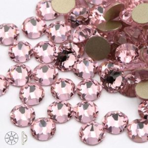 Xirius Light Rose ragasztható kristálykő