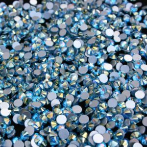 Aquamarine Shimmer ragasztható kristálykő