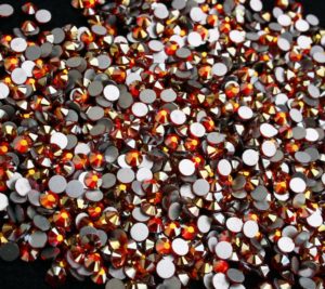 Light Siam Shimmer ragasztható kristálykő