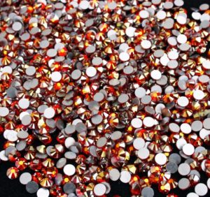 Light Siam Shimmer ragasztható kristálykő