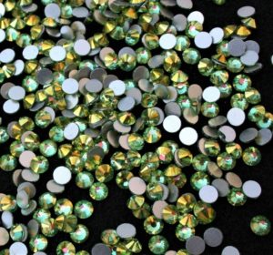 Peridot Shimmer ragasztható kristálykő