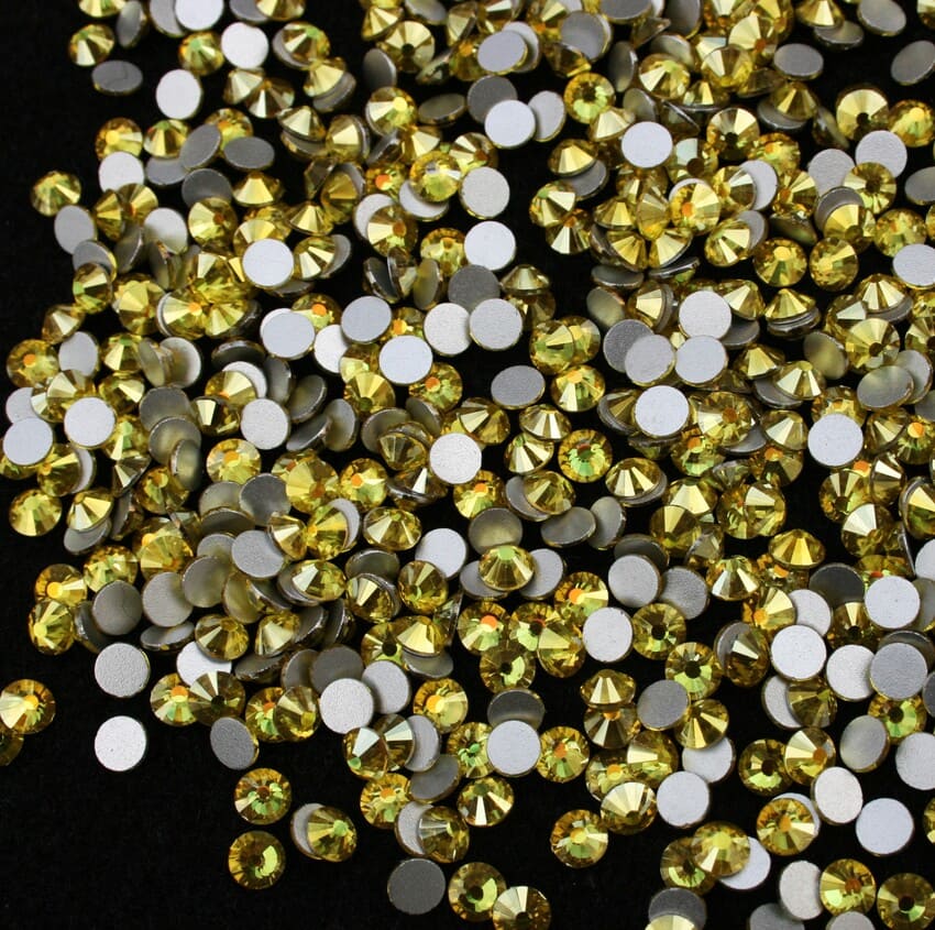 Citrine Shimmer ragasztható kristálykő