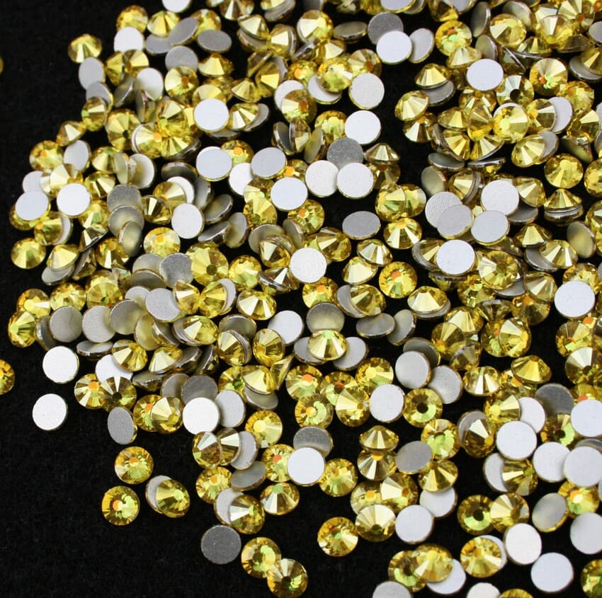 Citrine Shimmer ragasztható kristálykő