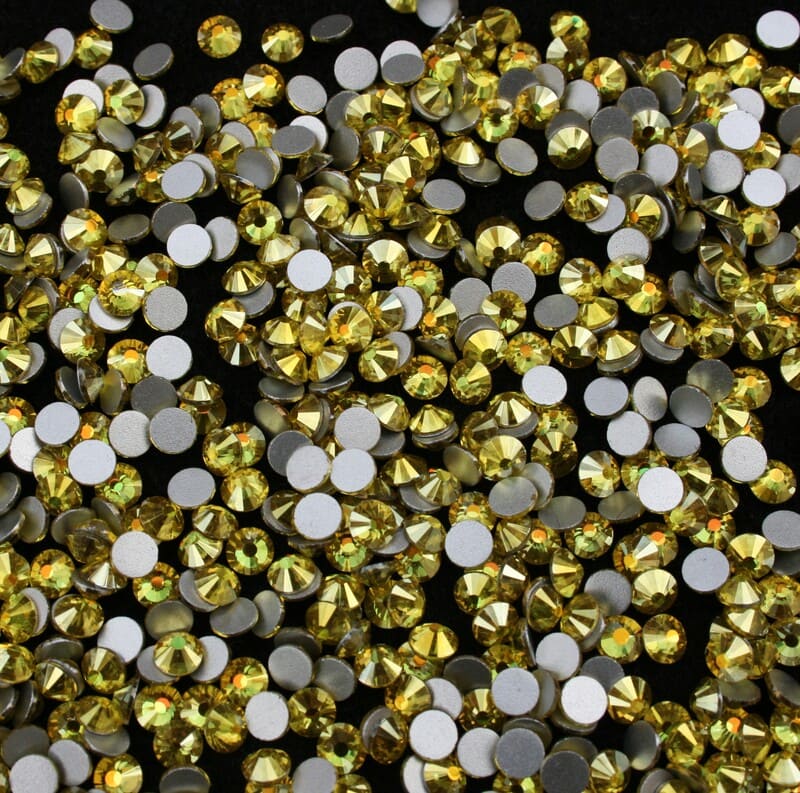 Citrine Shimmer ragasztható kristálykő