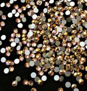 Light Peach Shimmer strassz