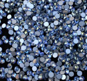 Light Sapphire Shimmer ragasztható kristálykő