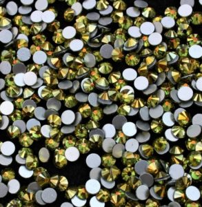 Olive Shimmer strassz