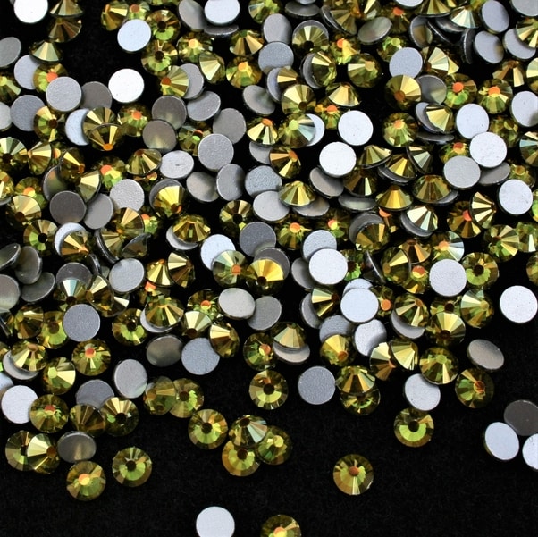 Olive Shimmer strassz