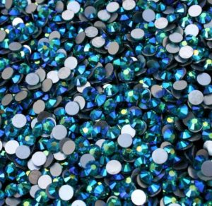 Green Zircon AB színű ragasztható kristálykő - Kristály Kuckó Green Zircon AB ragasztható kristálykő