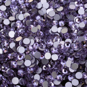 Violet színű ragasztható kristálykő