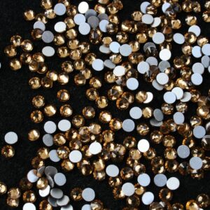 Light Colorado Topaz színű ragasztható kristálykő