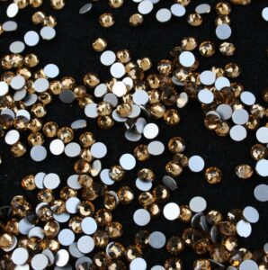 Light Colorado Topaz színű ragasztható kristálykő