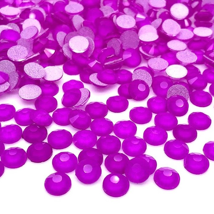 Neon Purple színű ragasztható kristálykő