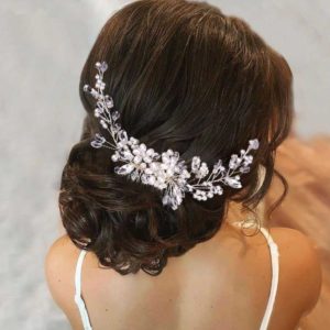 Gyöngyös menyasszonyi kontytű