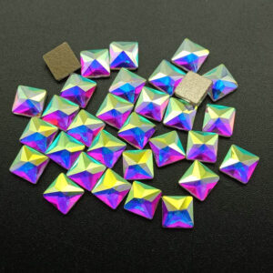 Strassz, ragasztható formakő Crystal AB színben