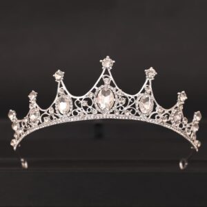 Menyasszonyi tiara kristályokkal