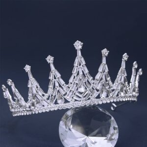 Menyasszonyi kristályköves korona