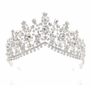 Kristályköves esküvői tiara