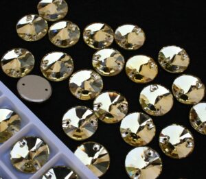 Jonquil színű kör alakú kristály