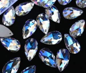 Moonlight színű csepp alakú kristály