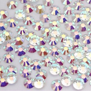 Transparent Crystal AB színű ragasztható kristálykő