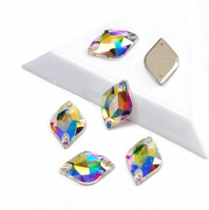 Crystal AB színű citrom alakú kristály