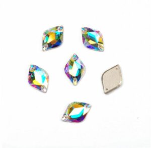 Crystal AB színű citrom alakú kristály