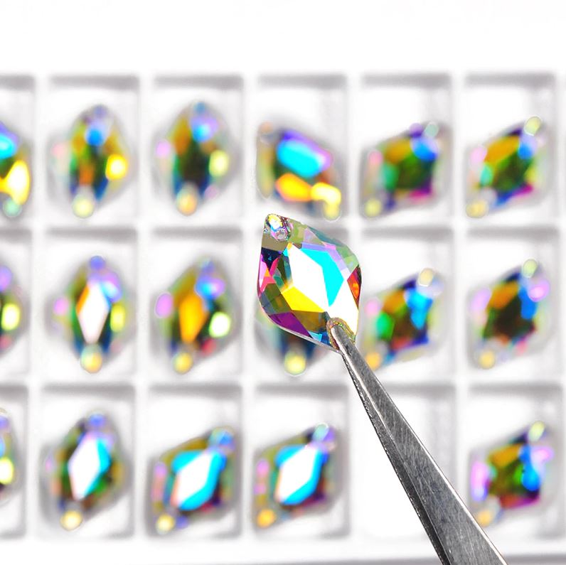 Crystal AB színű citrom alakú kristály