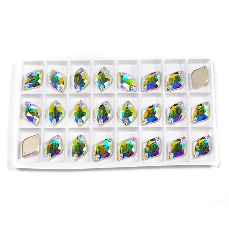 Crystal AB színű citrom alakú kristály