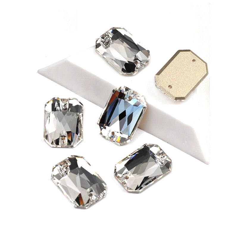 Crystal színű téglalap alakú kristály