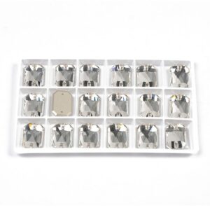 Crystal színű téglalap alakú kristály