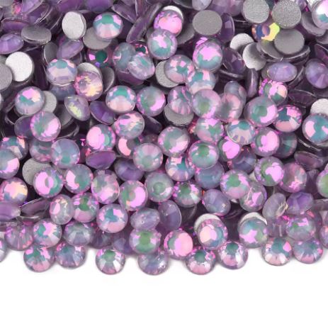 Pinkish Opal színű ragasztható kristálykő