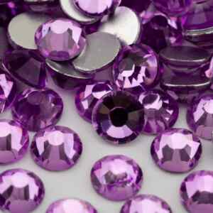 Lavender színű ragasztható kristálykő