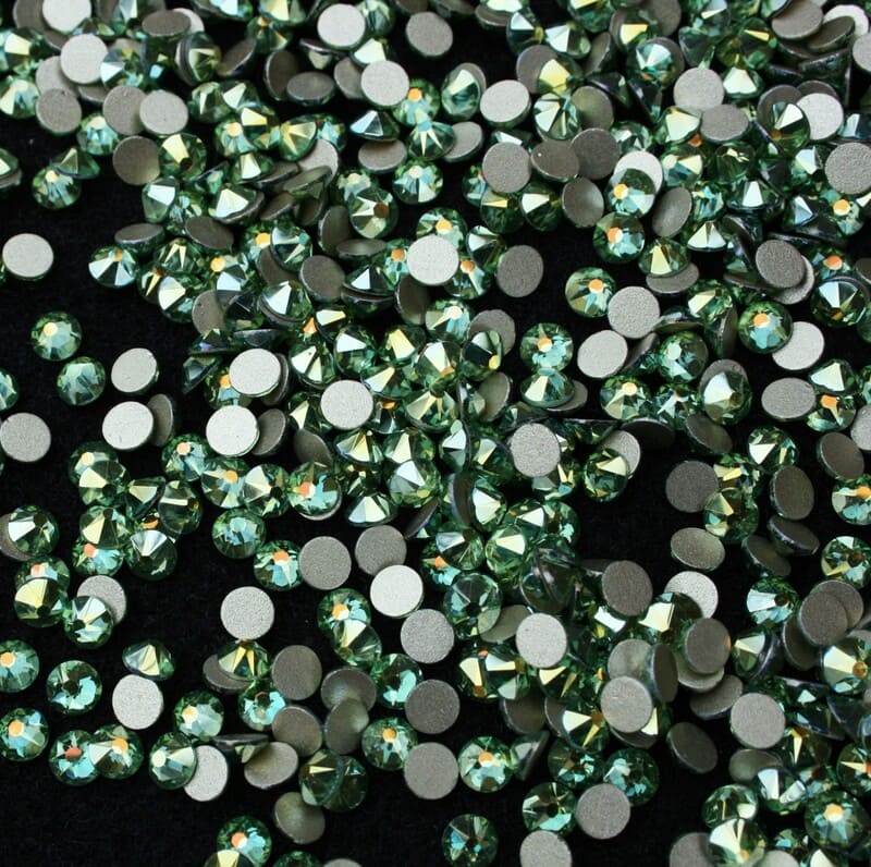 Xirius Peridot Shimmer ragasztható kristálykő