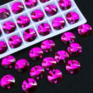 Fuchsia színű kör alakú kristály