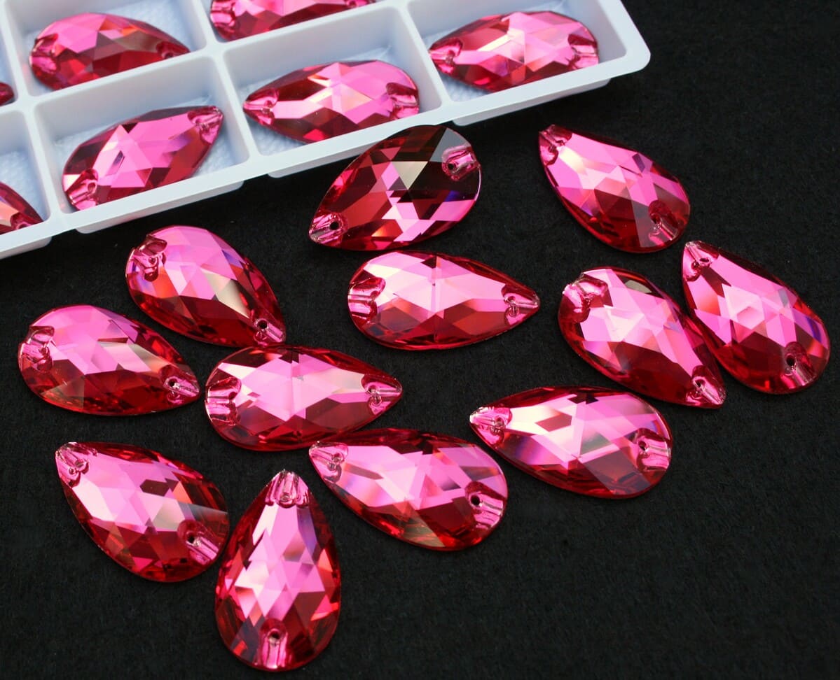 Rose színű csepp alakú kristály - Kristály Kuckó Rose színű csepp alakú kristály