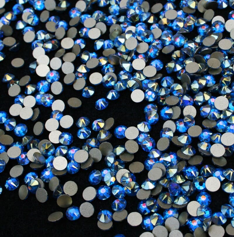 Xirius Capri Blue Shimmer ragasztható kristálykő