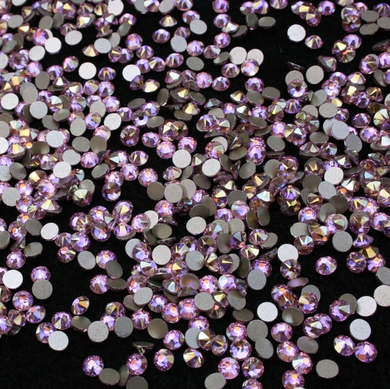 Xirius Light Rose Shimmer ragasztható kristálykő