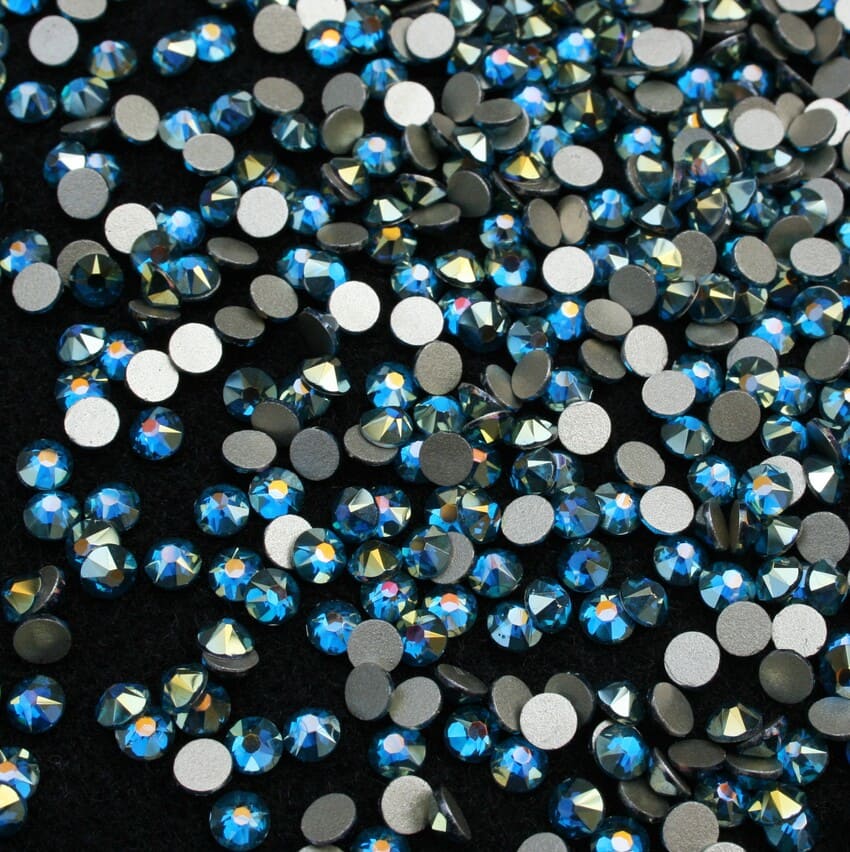 Xirius Blue Zircon Shimmer ragasztható kristálykő
