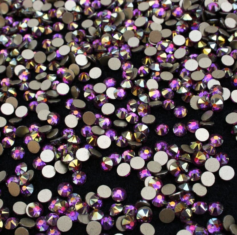 Xirius Fuchsia Shimmer ragasztható kristálykő